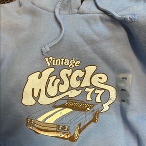 Vintage Muscle '77 Hoodie Womens Size M BNWT 2/$20 FINAL WEEK FOR THIS ITEM